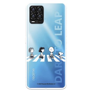 Funda Para Realme 8 Oficial De Peanuts Personajes Peatones - Snoopy