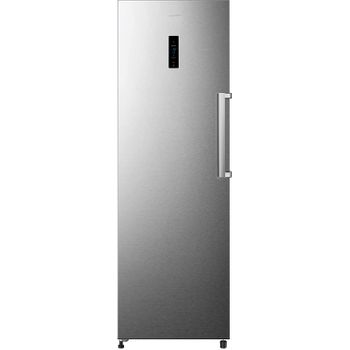 Infiniton Cv-1he85 - Congelador Vertical, Inox, 274 Litros, Inverter, No Frost, Pantalla Con Control De Temperatura En La Puerta, Clase Energética A++/e