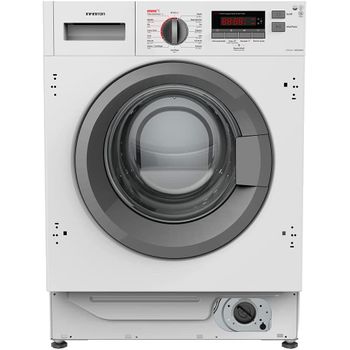 HAIER Lavadora secadora integrable HWDQ90B416FWBS, 8 Kg lavado 5 Kg secado,  de 1600 r.p.m., Clase A