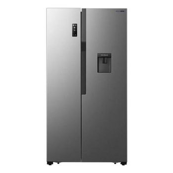 Frigorifico Americano Infiniton Sbs-502xd, 178 Cm, E, No Frost, Dispensador De Agua, Inox