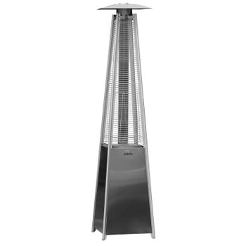 Infiniton Pg-sa01 - Estufa De Gas, Inox/acero Inoxidable, Pirámide, 227cm, 13kw, Propano O Butano, Uso Exterior