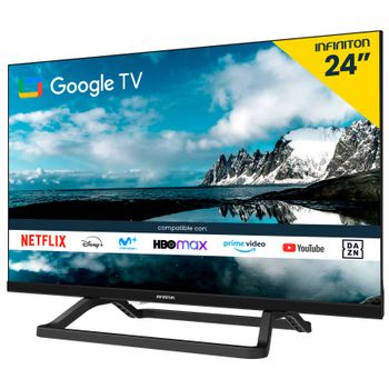 Televisor Smart Tv Infiniton Intv-a24g24 - 24", Especial Caravanas 12v, Hd Ready, Google Tv, Android 11, Wifi, Bluetooth, Chromecast.