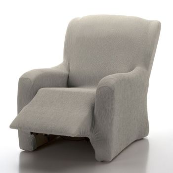 Funda De Sillon Orejero Elástica Adaptable Alba, 1 Plaza - 70 - 110 Cm.  Marron Estoralis con Ofertas en Carrefour