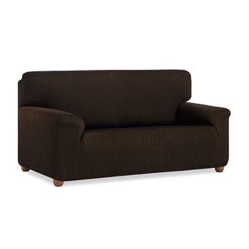 Funda De Sofa Elástica Adaptable Alba, 2 Plazas - 140 - 170 Cm. Marron  Estoralis con Ofertas en Carrefour