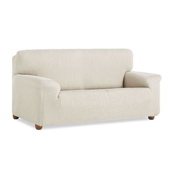 Funda De Sofa Elástica Adaptable Vega, 4 Plazas - 210 - 240 Cm. Beige  Estoralis con Ofertas en Carrefour