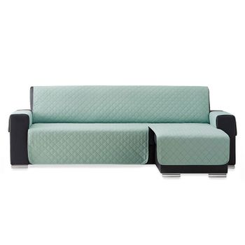 Salvasofá Chaise Longue Couch Cover Brazo Derecho 240cm, Menta. Funda De Sofá Para Chaise Longue