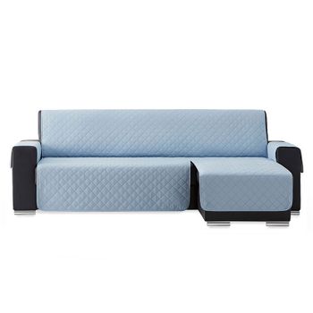 Salvasofá Chaise Longue Couch Cover Brazo Derecho 280cm, Azul Claro. Funda De Sofá Para Chaise Longue