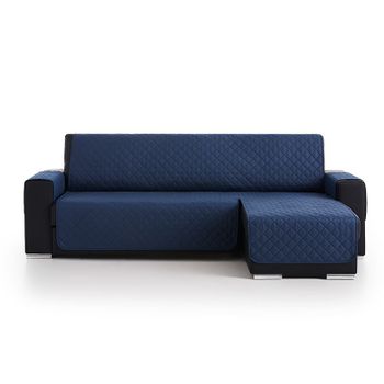 Salvasofá Chaise Longue Couch Cover Brazo Derecho 280cm, Azul. Funda De Sofá Para Chaise Longue