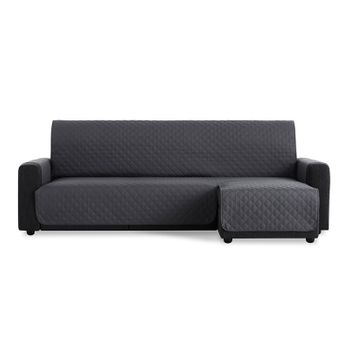 Vipalia Protector Cubresofa Rombos. Gris Oscuro. Chaise Longue