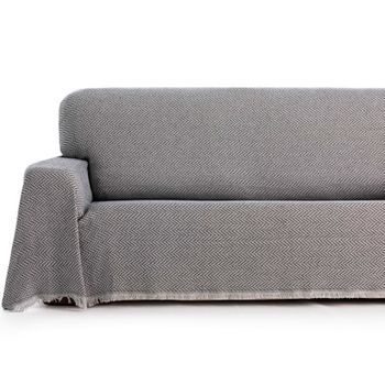 Colcha Multiusos Sofa, Cubrecama, Jarapas, Manta Foulard, Plaid.  (230x260cm, Cuadro Negro) - Home Mercury con Ofertas en Carrefour