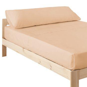 Juego De Sábanas Beige Cama 90x190/200 Cm Don Descanso Gea con Ofertas en  Carrefour