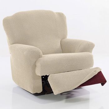 Funda Sofá Relax Bielastica Adaptable Chaise Longue Brazo Largo (250-360  Cm) Beige con Ofertas en Carrefour