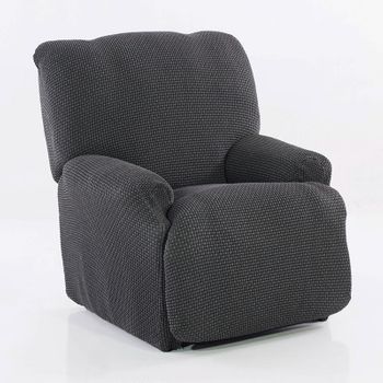 Funda De Sillon Relax Elástica Adaptable Beta, 1 Plaza - 70 - 110 Cm. Plata  Estoralis con Ofertas en Carrefour