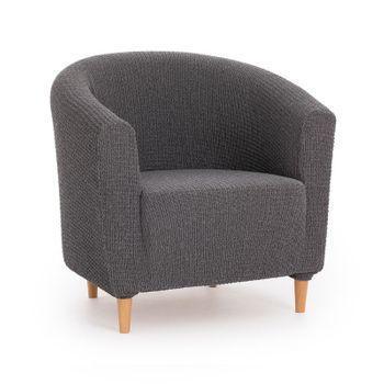 Funda De Sofa Elástica Adaptable Alba, 4 Plazas - 210 - 240 Cm. Marron  Estoralis con Ofertas en Carrefour