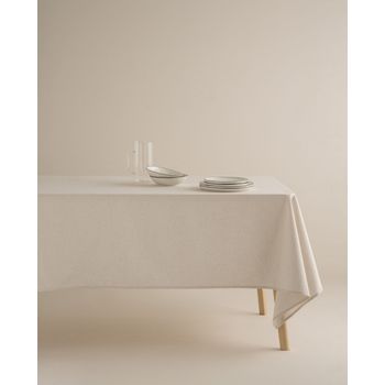 Mantel Hule Muletón Protector Mesa Por Metros - Pvc Eco Grabado 6801121  100x140 Cm blanco Grabado Fino Pvc exma con Ofertas en Carrefour