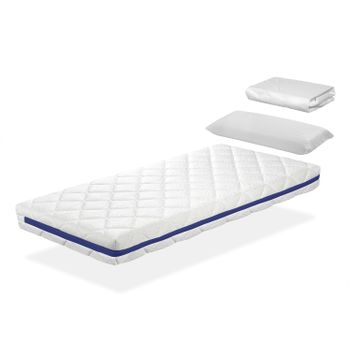 Colchon 70x160 Cama Infantil Altura 14 Cm Confort Pro Ergonomico,  Transpirable, Memory. Ideal Para Cama Nido