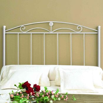 Cabecero de Cama 150 Ladrillos Tela Antimanchas 152x57x5 Blanco Roto Efecto  Granito