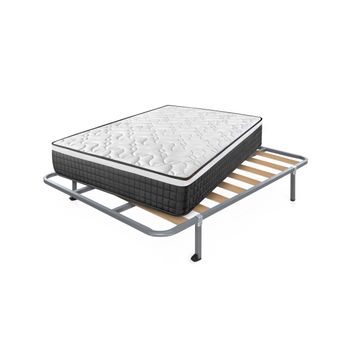 Cama Completa - Colchón Flexitex + Somier Lama Ancha + 4 Patas De 32cm,  105x200 Cm con Ofertas en Carrefour