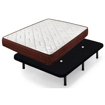 Cama Completa - Colchón Flexitex + Somier Lama Ancha + 4 Patas De 26cm,  120x190 Cm con Ofertas en Carrefour