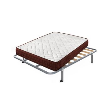 Somier Superior de Cama Nido con 6 Patas + Colchón Flexitex con Tejido 3D y  Aloe