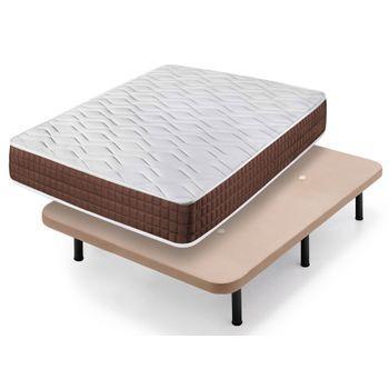 Colchón Viscoelástico Royal Memory + Somier Hades, 120x180 Cm, Con 4  Patas Cuadradas De 32 Cm con Ofertas en Carrefour