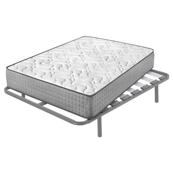 Colchón Viscoelástico Origin + Somier Hades, Medidas: 120x190 Cm, Con 4  Patas Cuadradas De 25 Cm con Ofertas en Carrefour