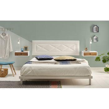 Cabecero Cama Blanco Hexágonos Moderno 3d 115 X 60 Cm con Ofertas en  Carrefour