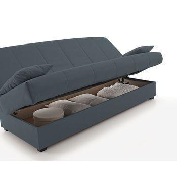 Sofa Cama Con Arcon De Almacenaje | Color Azul