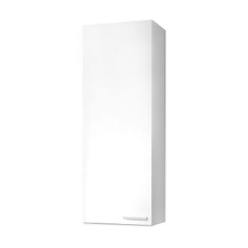 Columna De Baño Supendida Con 1 Puerta En Color Blanco Brillo