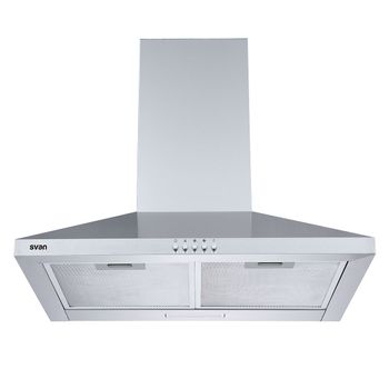 Campana Piramidal Svan Scpp600bx 66,5w 520m3/h B Inox 60 Cm