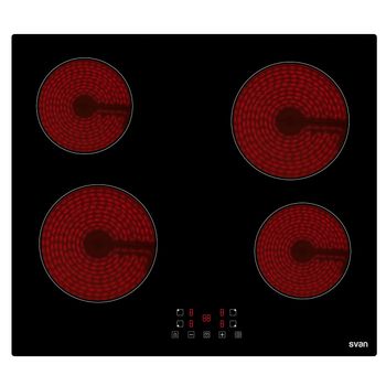 Faure Placa Vitrocerámica 59cm 3 Fuegos 5700w Negro - Fhrm639k con Ofertas  en Carrefour