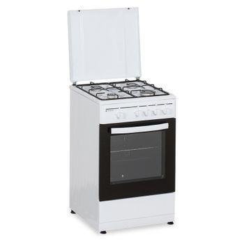 Cocina de gas SAUBER SCI5GB 5 zonas coccion con portabombonas inox