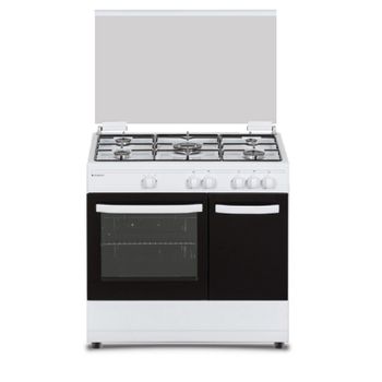 Cocina Gas Aspes Akgw5900pb Blanco 90cm 5f