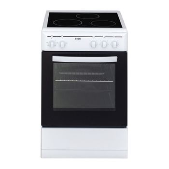 Cocina Gas Y Eléctrica Svan Skv3500 Blanco 3f 50cm