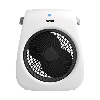 Adler Ad 7728 Calefactor Ventilador Eléctrico Portátil, Aire Caliente /  Frío, 2 Niveles De Potencia, Termostato, Sistema De Seguridad Contra  Sobrecalentamiento, Blanco, 1000 W / 2000 W