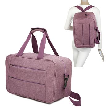 Bolsa De Cabina Convertible En Mochila 40x20x25cm 20l - Morado