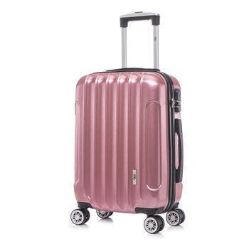 Maleta De Cabina S Policarbonato 55x39x21cm 45l - 20 Pulgadas - Rosadorada