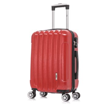 Maleta De Cabina Policarbonato 55x39x21cm (45l) - 20 Pulgadas - Rojo