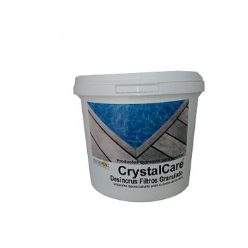 Crystalcare Desincrustante Filtros Sólido Para La Eliminación De Los Depósitos Calcáreos Y Orgánicos. Bote 5 Kg