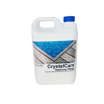 Desincrustante Filtros Crystalcare Para Eliminar Depósitos Calcáreos Y Suciedad. Botella 5 Lts