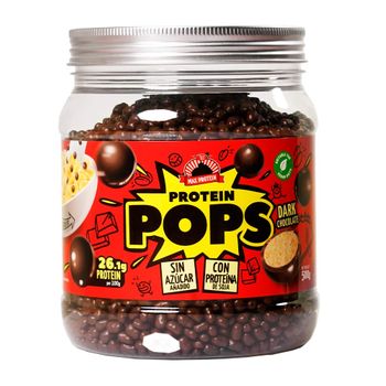 Max Protein - Protein Pops 500 G - Crujientes De Soja -  Sabor: Chocolate Negro