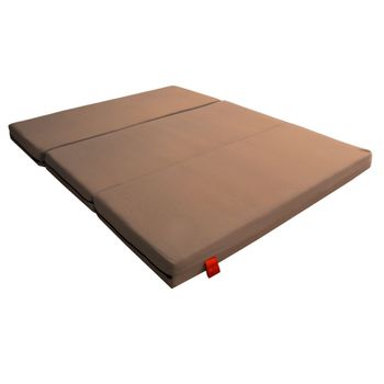 Cama Para Camper Ford Transit Connect - 5cm Grosor Con Hr Suave 20kg/m3 - Marrón