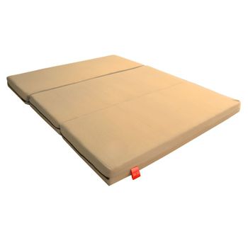 Colchón Para Camper Ford Transit Connect - 5cm De Grosor Con Hr 25kg/m3 Y 3cm De Viscoelástica - Beige