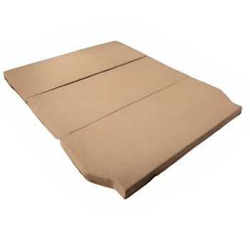 Colchón Para Camper Renault Trafic Ii - 5cm De Grosor Con Hr 25kg/m3 Y 3cm De Viscoelástica - Beige