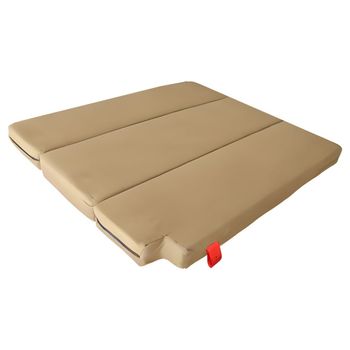 Cama Para Ford Transit 2003 Sin Muebles - 5cm Grosor Con Hr 20kg/m3. Suave, 3cm De Viscoelástica - Beige