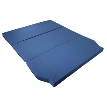 Cama Para Camper Nissan Nv300 Combi - 5cm Grosor Con Hr Suave 20kg/m3 - Azul