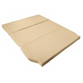 Cama Camper Nissan Nv300 Combi - 8cm De Grosor Con Hr 25kg/m3 Y  6cm De Viscoelástica - Beige