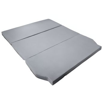 Colchón Para Camper Volkswagen Caravelle T5 - 5cm De Grosor Con Hr 25kg/m3 Y 3cm De Viscoelástica - Gris