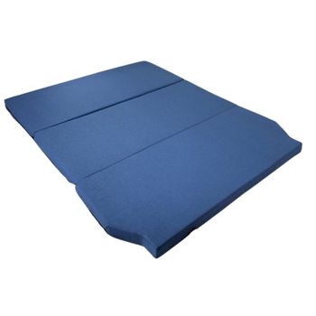 Colchón Para Camper Peugeot Expert Iii - 5cm De Grosor Con Hr 25kg/m3 Y 3cm De Viscoelástica - Azul