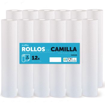 Rollo Para Camilla, Rollo Papel Para Camilla De Procedimientos Médicos,papel Para Camilla De Estética Y Masaje (48 Cm X 70m Laminado Virgen 12 Ud)